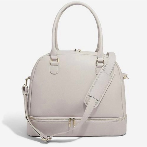 Stackers Handbags - STACKERS Travel Tote Bag‎ – Weekender, Laptop Compartment, Removable Shoe Pouch